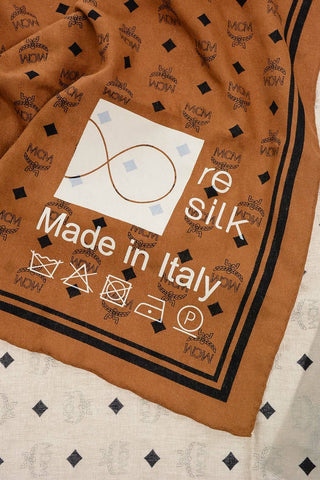 All-Over Monogram Silk Foulard