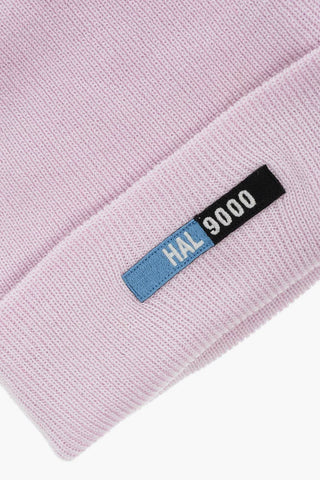 Solid Color Wool Blend Beanie with Contrasting Detail