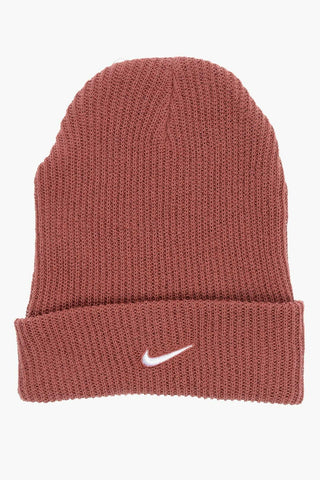 Knitted UNISEX UTILITY SWOOSH Beanie with Logo Embroidery