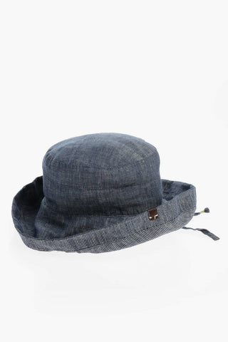 Cappello Bucket in Lino