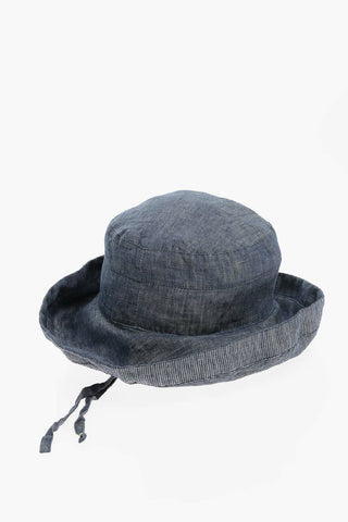 Cappello Bucket in Lino