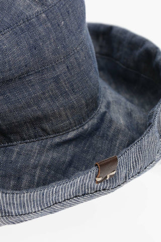 Cappello Bucket in Lino