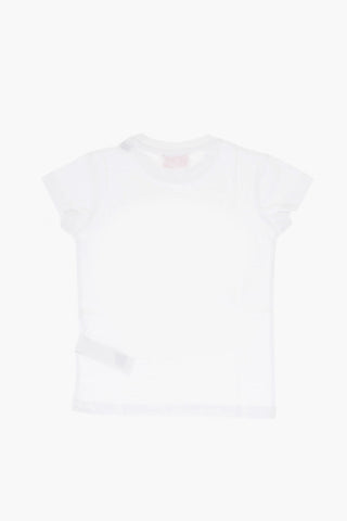 RED TAG T-Shirt Girocollo TSTAR in Tinta Unita con Stampa sul Fronte