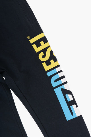 RED TAG Cotton PADON Joggers with Side Logo-Print
