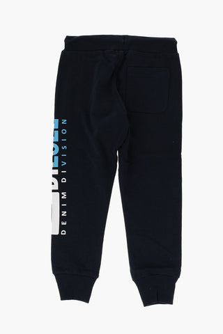 RED TAG Cotton PADON Joggers with Side Logo-Print