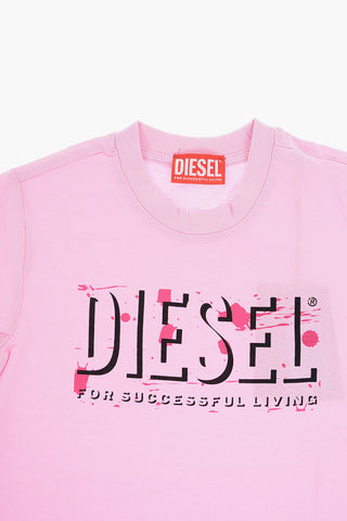 RED TAG Painting Effect TBUL Crew-Neck T-shirt