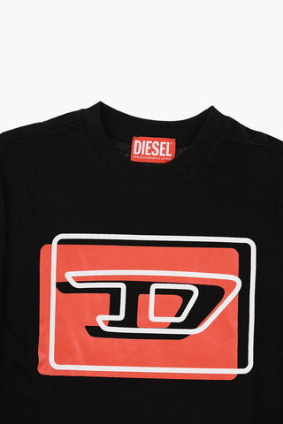 RED TAG Long Sleeve TDASIML Crew-Neck T-shirt with Print