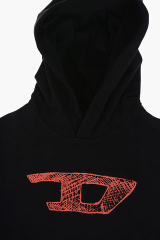 RED TAG Oversized SDAD Hoodie with Patch Pocket