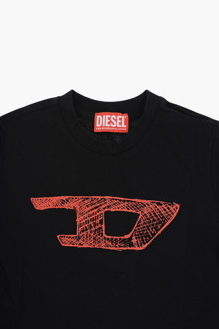 RED TAG Monogram Printed TDAD Crew-Neck T-shirt