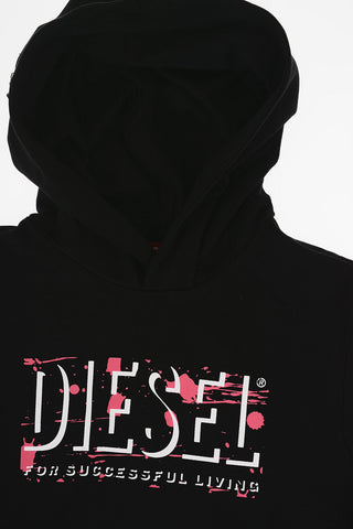 RED TAG Oversized SBUL Hoodie with Painting Logo-Print