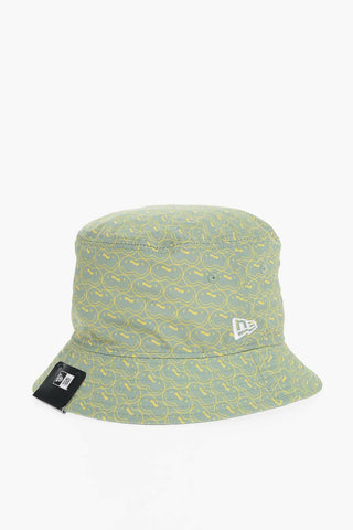 SMILEY Bucket Hat with All-Over Smiley