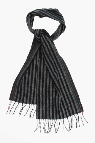 Lambswool and Cashemere Striped Scarf