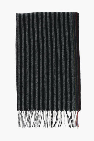 Lambswool and Cashemere Striped Scarf