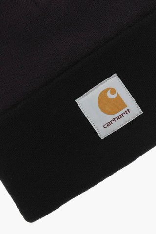 Beanie WATCH Bicolore con Logo a Toppa