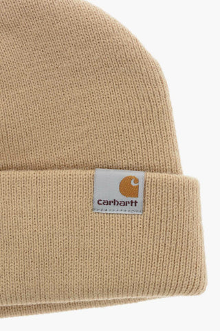 Solid Color WATCH Beanie with Logo Patch