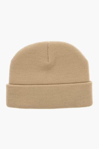 Solid Color WATCH Beanie with Logo Patch