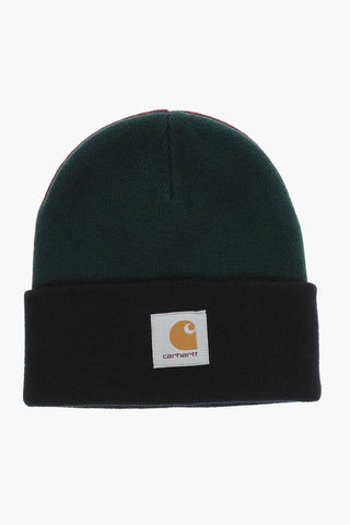 Two-Tone WATCH Beanie with Patch Pocket