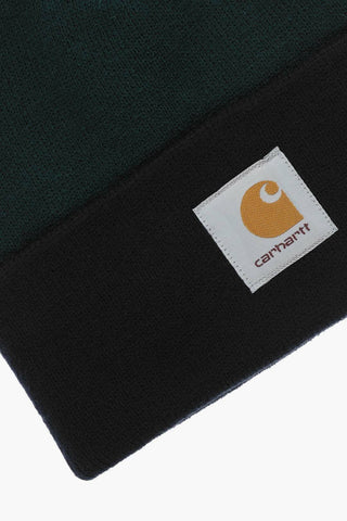 Two-Tone WATCH Beanie with Patch Pocket