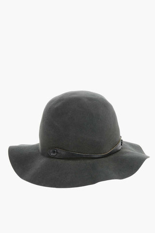 Felt DIGESTIVO Hat With Leather Details