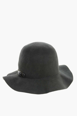 Felt DIGESTIVO Hat With Leather Details
