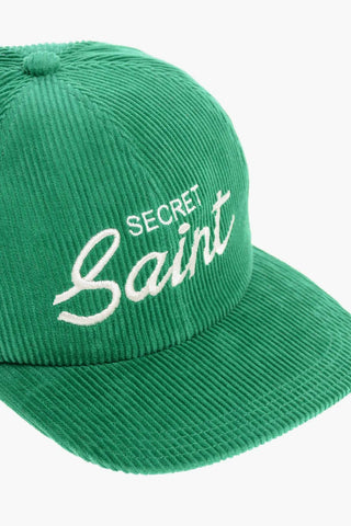 Cappello da Baseball in Velour a Coste