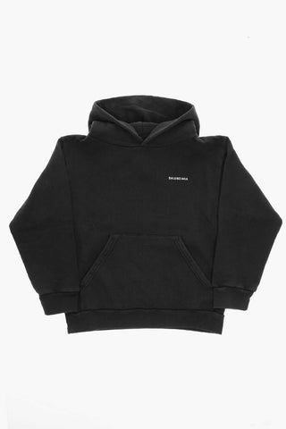 Cotton Hoodie with Patch Pocket