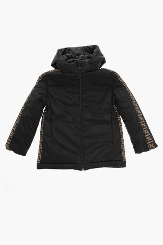 Reversible Padded Jacket with Hood
