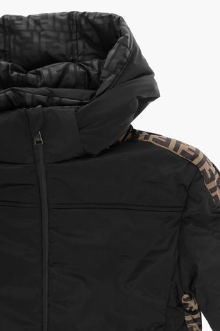 Reversible Padded Jacket with Hood