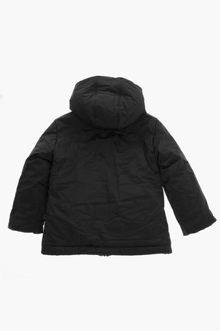 Reversible Padded Jacket with Hood