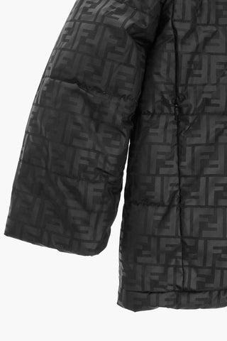 Reversible Padded Jacket with Hood