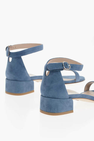 Suede NUDIST JUNE Ankle-Strap Sandals 4cm