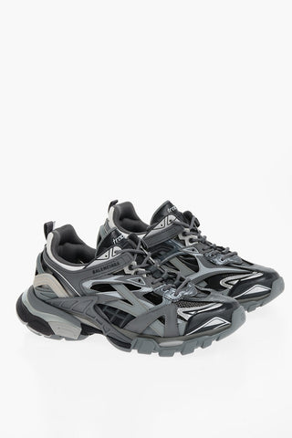 Two-Tone DRIVE Low Sneakers with Cut-Out Details
