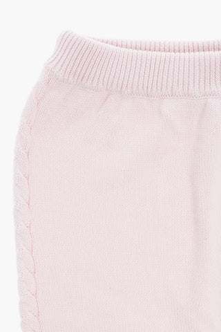Cotton and Cashmere Pants with Elastic Waistband