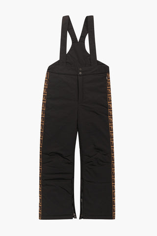 Jumpsuit Imbottita con Bande Laterale in Monogram FF