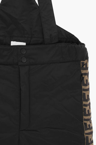Jumpsuit Imbottita con Bande Laterale in Monogram FF