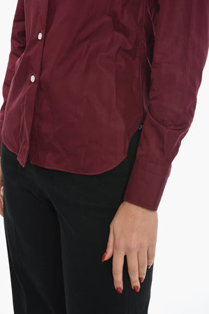 Cotton Poplin Shirt IVANA in Solid Color
