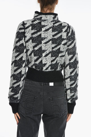 Two Tone EDITH Mock Neck Sweater