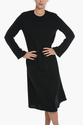 Bell Sleeved Cashmere Blend Dress