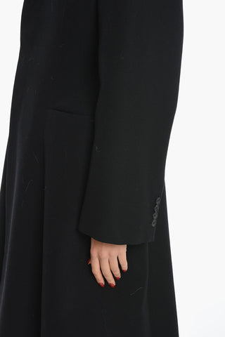 Cappotto Doppiopetto In Lana A Clessidra