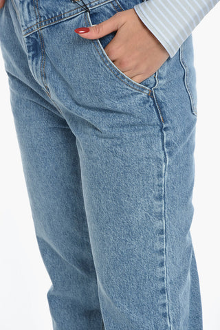 High Waisted Loose Fit DESYGZ Jeans 21cm