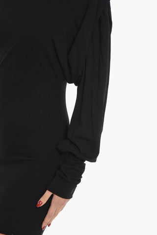 Batwing Sleeved QUINN Jersey Minidress 