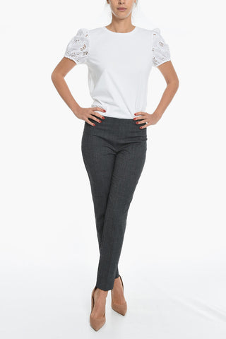 Wool-blend PLANE Straight-leg Pants