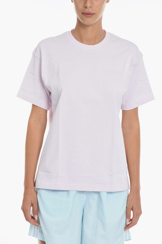 HUMAN RACE Solid Color Crew-neck T-Shirt