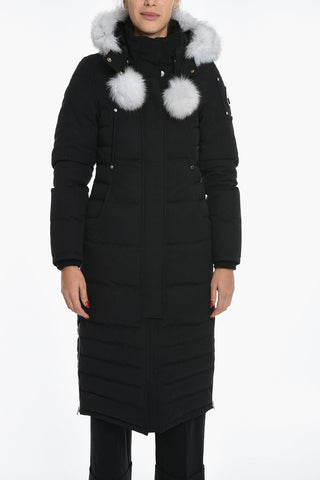 WARM AF Quilted Duvet Jacket with Fur Detail