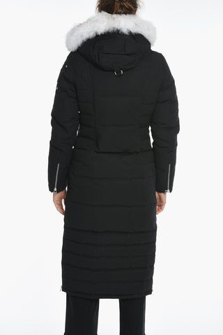WARM AF Quilted Duvet Jacket with Fur Detail