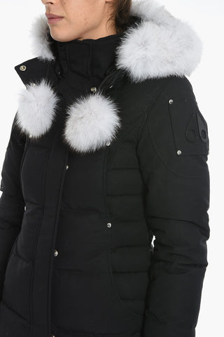 WARM AF Quilted Duvet Jacket with Fur Detail