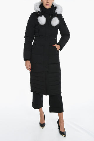WARM AF Quilted Duvet Jacket with Fur Detail