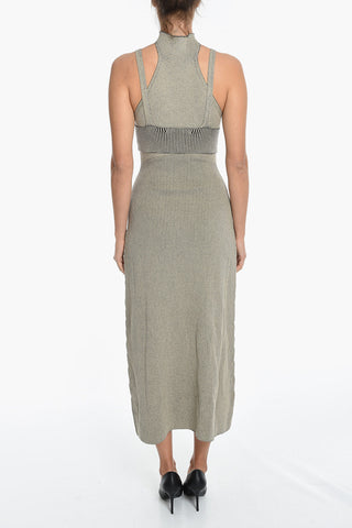 Ribbed MACON Bodycon Dress with Removable Top