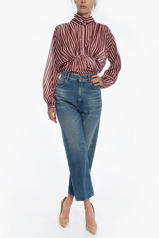 Mid Wash COLUMBUS Mom Fit Denims 22cm