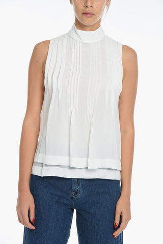 Turtleneck Silk Blouse